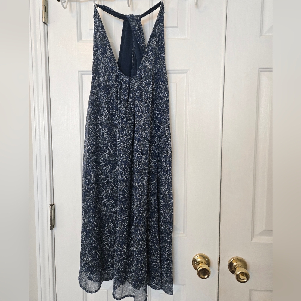 Converse One Star Womens Sun dress Blue T strap back Criss Cross Back Summer Shi